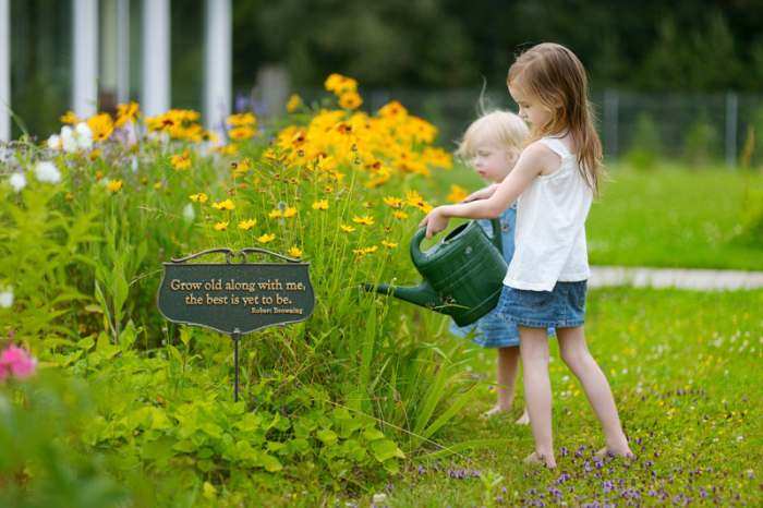 Grow old along with me, the best is yet to be Garden Poem Sign